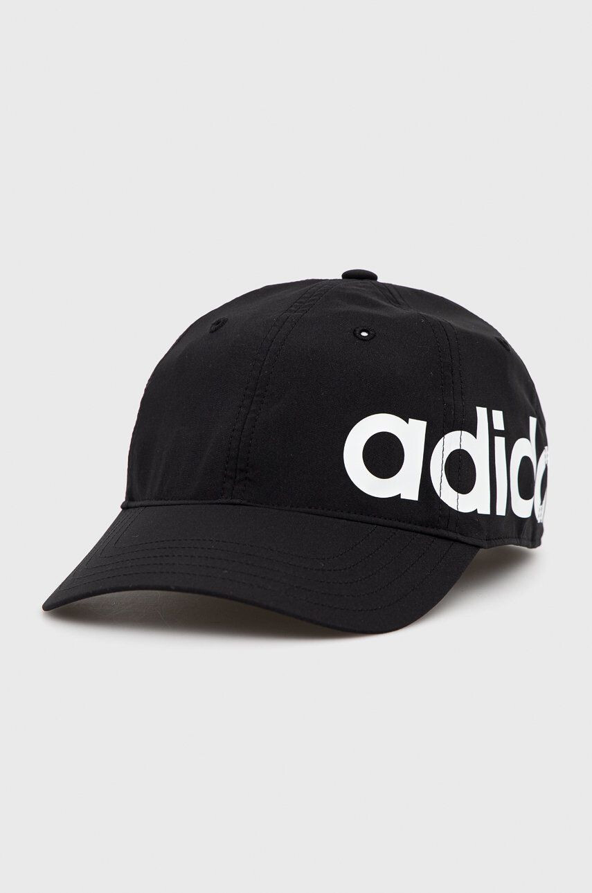 adidas Čepice FL3713 černá barva s potiskem - Pepit.cz