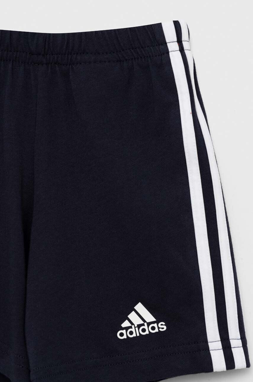 adidas Dětská bavlněná souprava I 3S červená barva - Pepit.cz