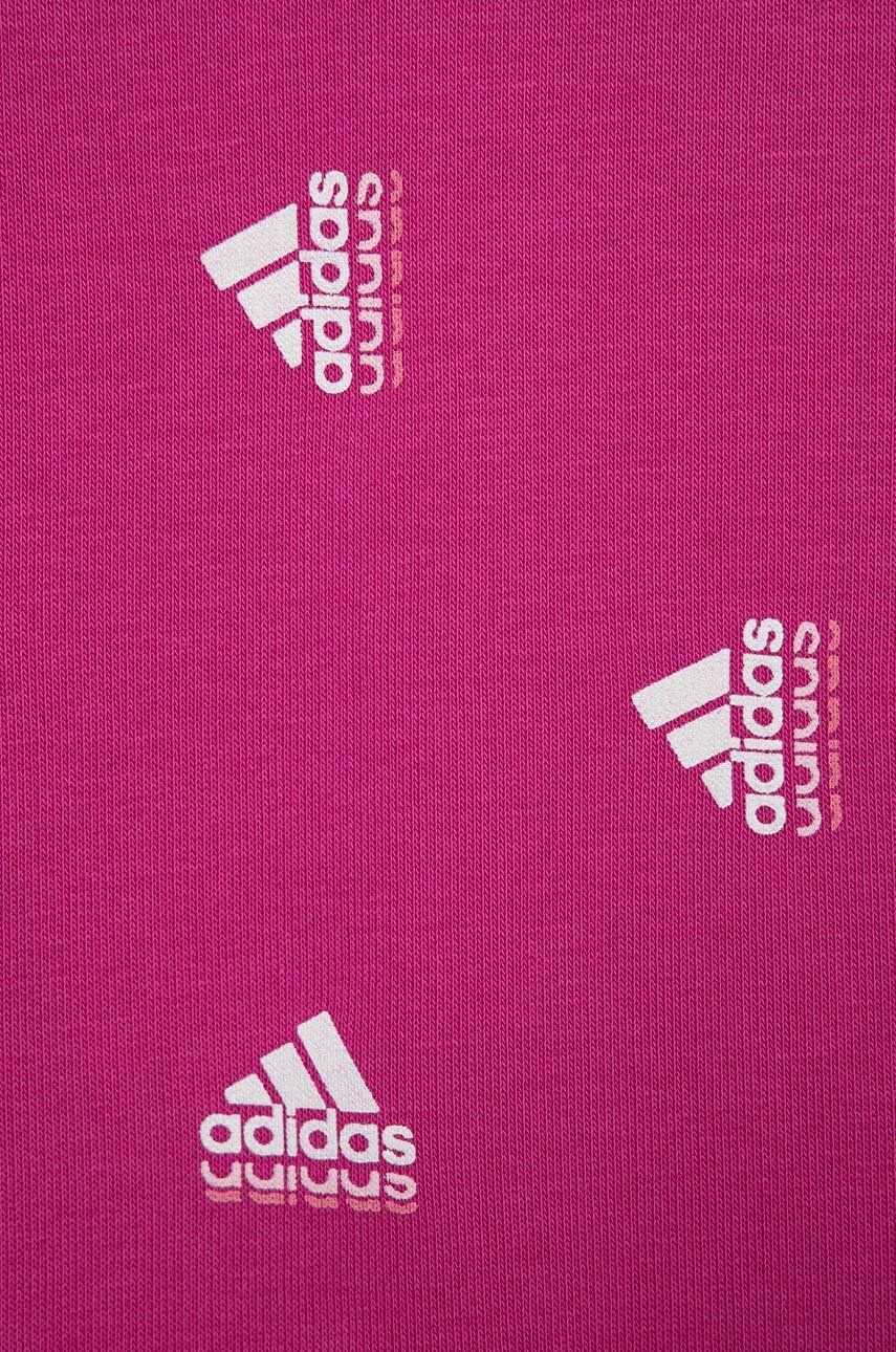 adidas Dětská mikina G BLUV růžová barva vzorovaná - Pepit.cz