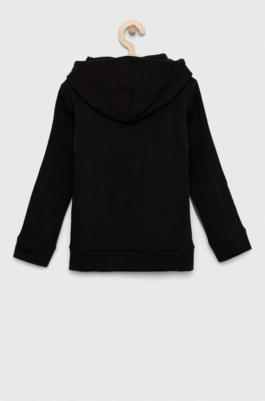 adidas Dětská mikina U 3S CB HOODIE černá barva s kapucí vzorovaná - Pepit.cz