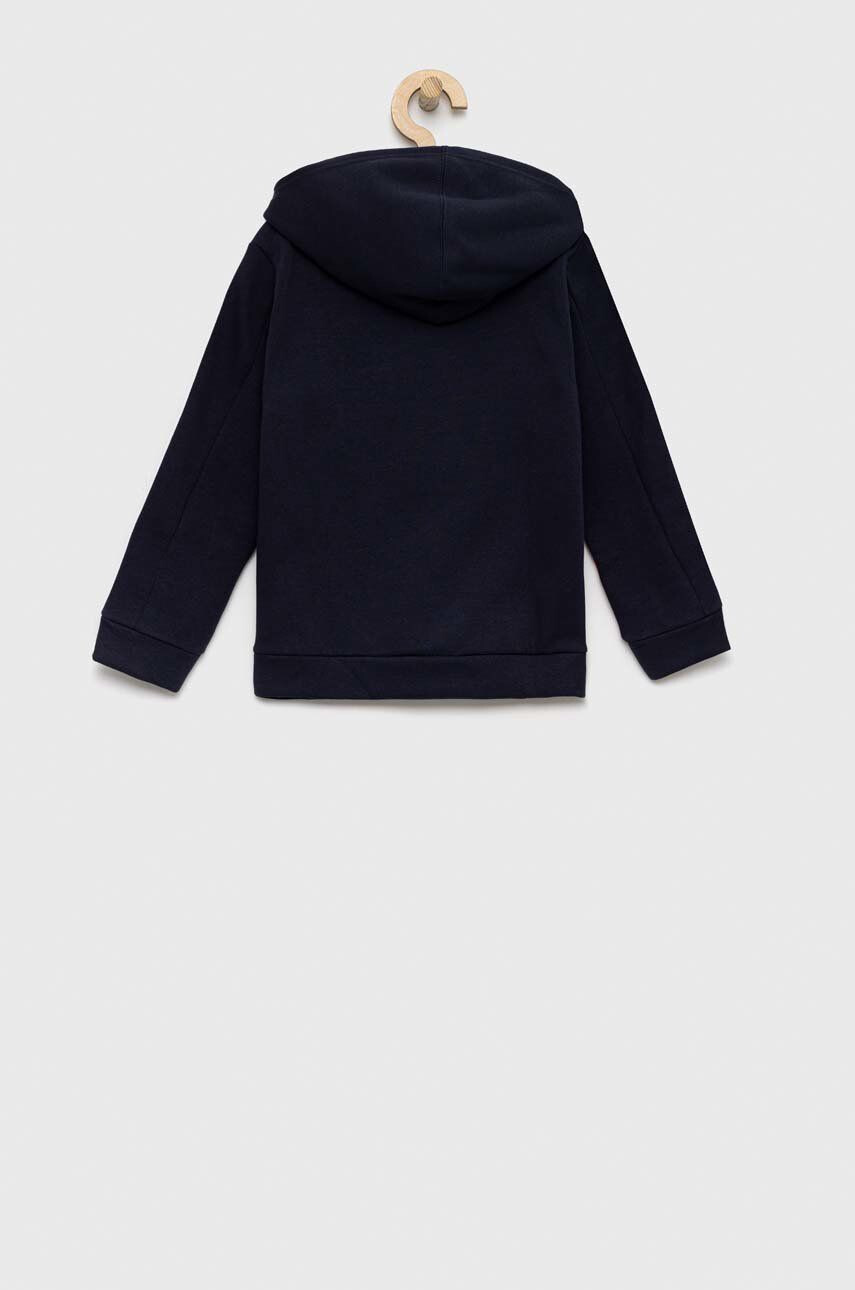 adidas Dětská mikina U 3S CB HOODIE tmavomodrá barva s kapucí vzorovaná - Pepit.cz