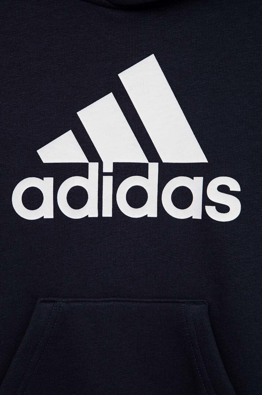 adidas Dětská mikina U BL s kapucí s potiskem - Pepit.cz