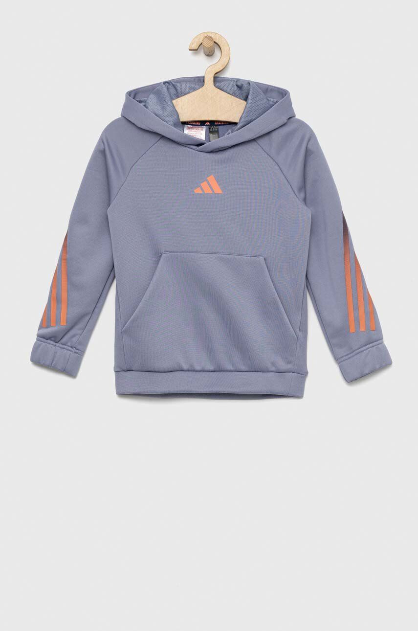 adidas Dětská mikina U TI HOODIE s kapucí s potiskem - Pepit.cz