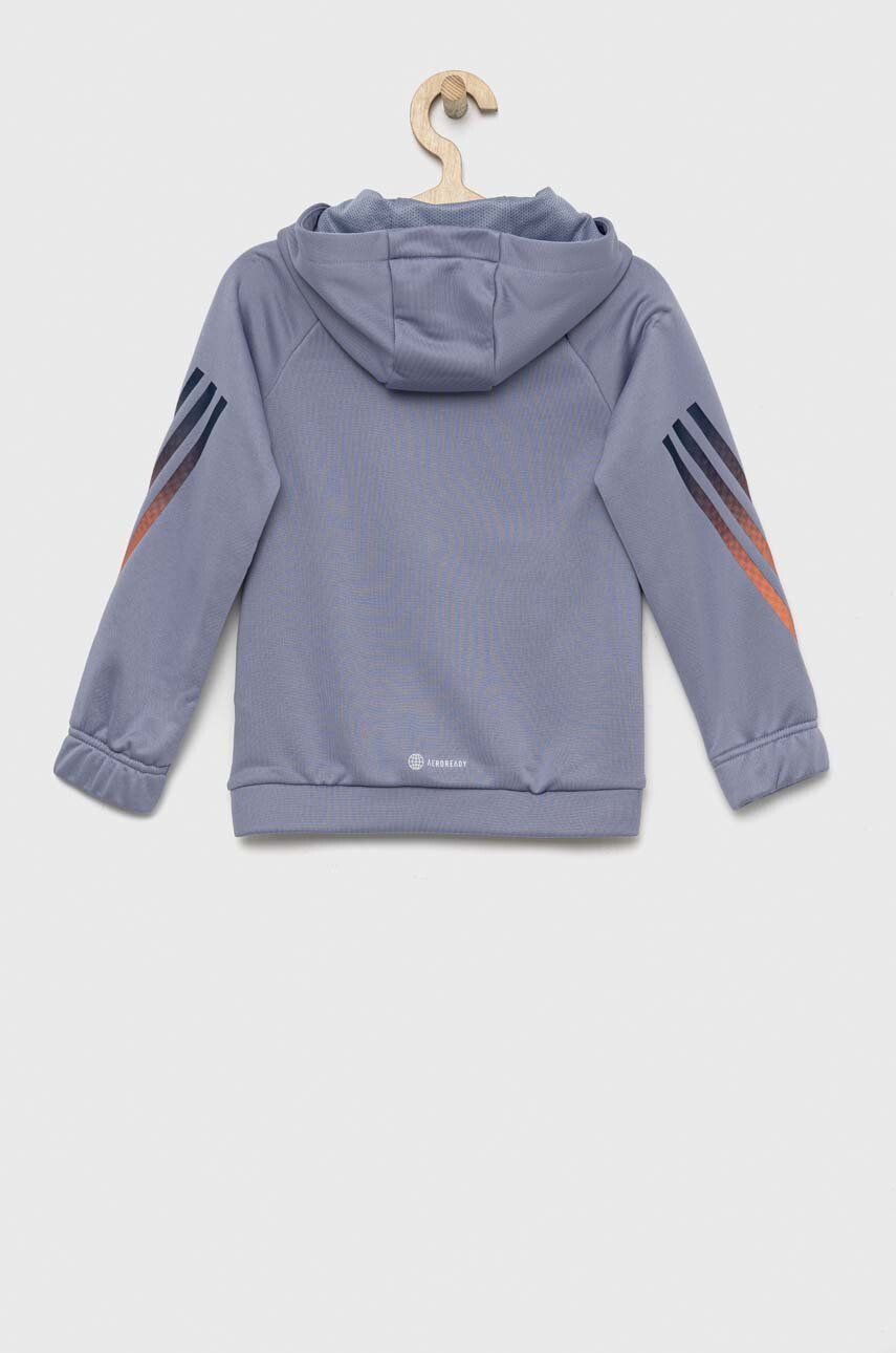 adidas Dětská mikina U TI HOODIE s kapucí s potiskem - Pepit.cz