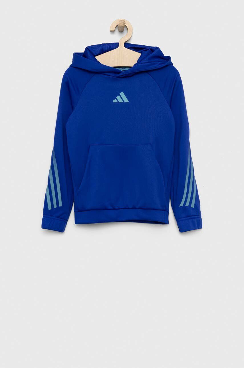 adidas Dětská mikina U TI HOODIE s kapucí s potiskem - Pepit.cz