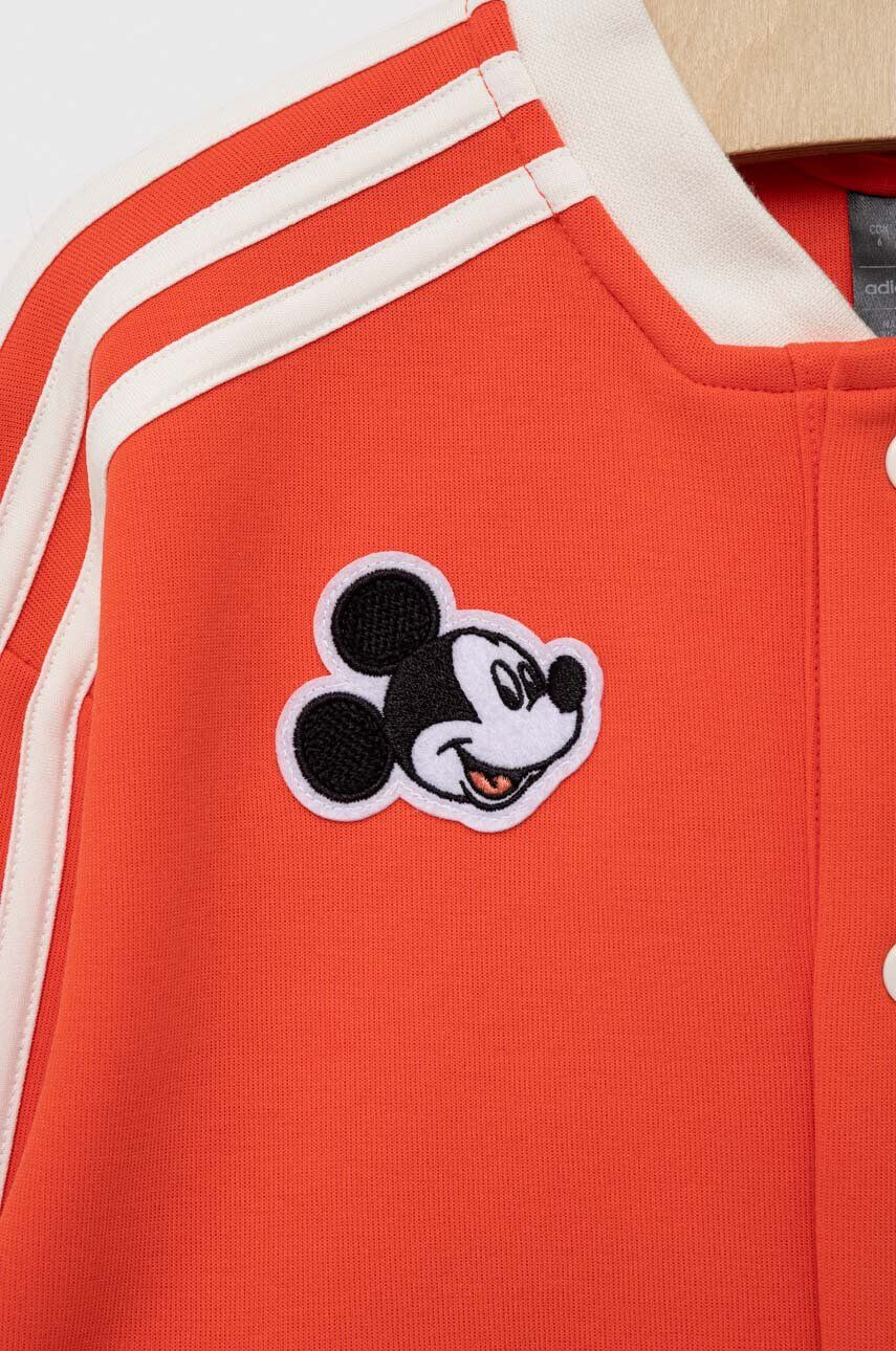 adidas Dětská mikina x Disney oranžová barva s aplikací - Pepit.cz