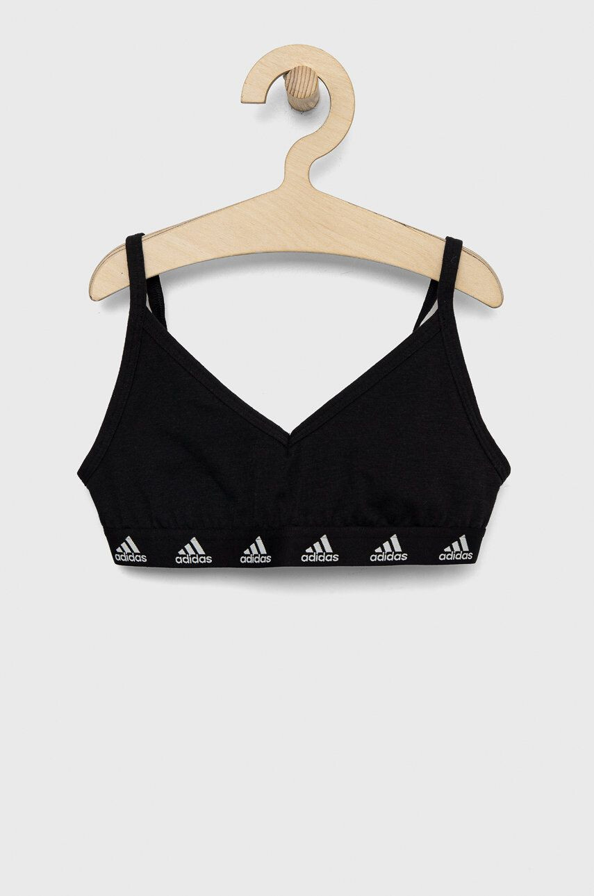 adidas Dětská podprsenka černá barva - Pepit.cz