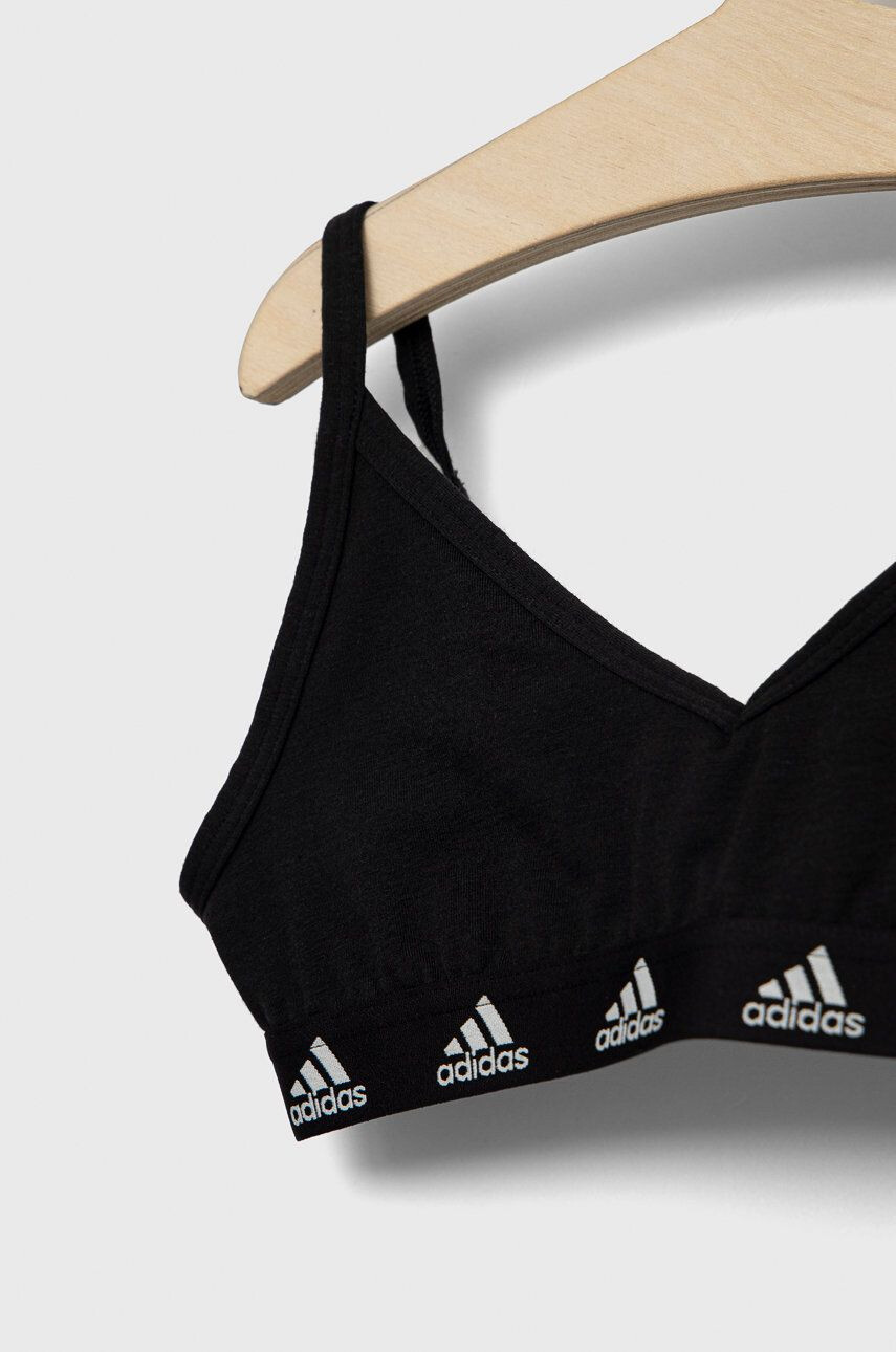 adidas Dětská podprsenka černá barva - Pepit.cz