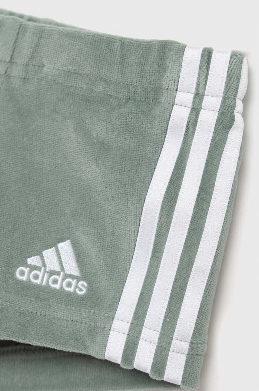 adidas Dětská souprava I AOP CO T SET zelená barva - Pepit.cz