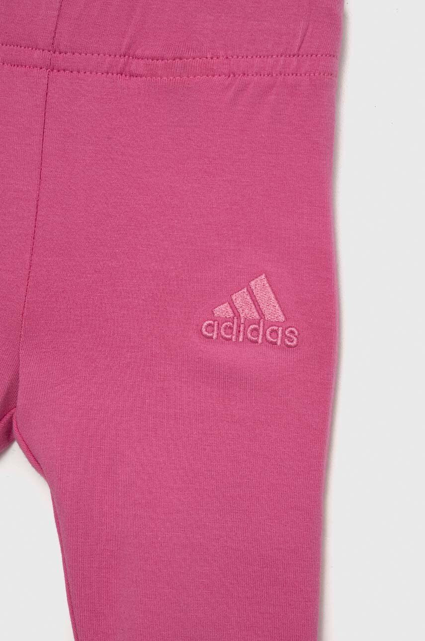 adidas Dětská souprava IN G HOOD FL fialová barva - Pepit.cz