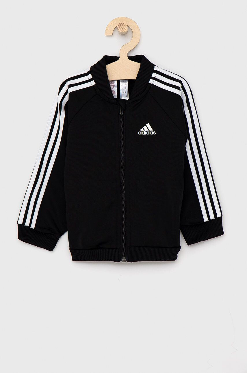 adidas Dětská tepláková souprava GN3947 černá barva - Pepit.cz