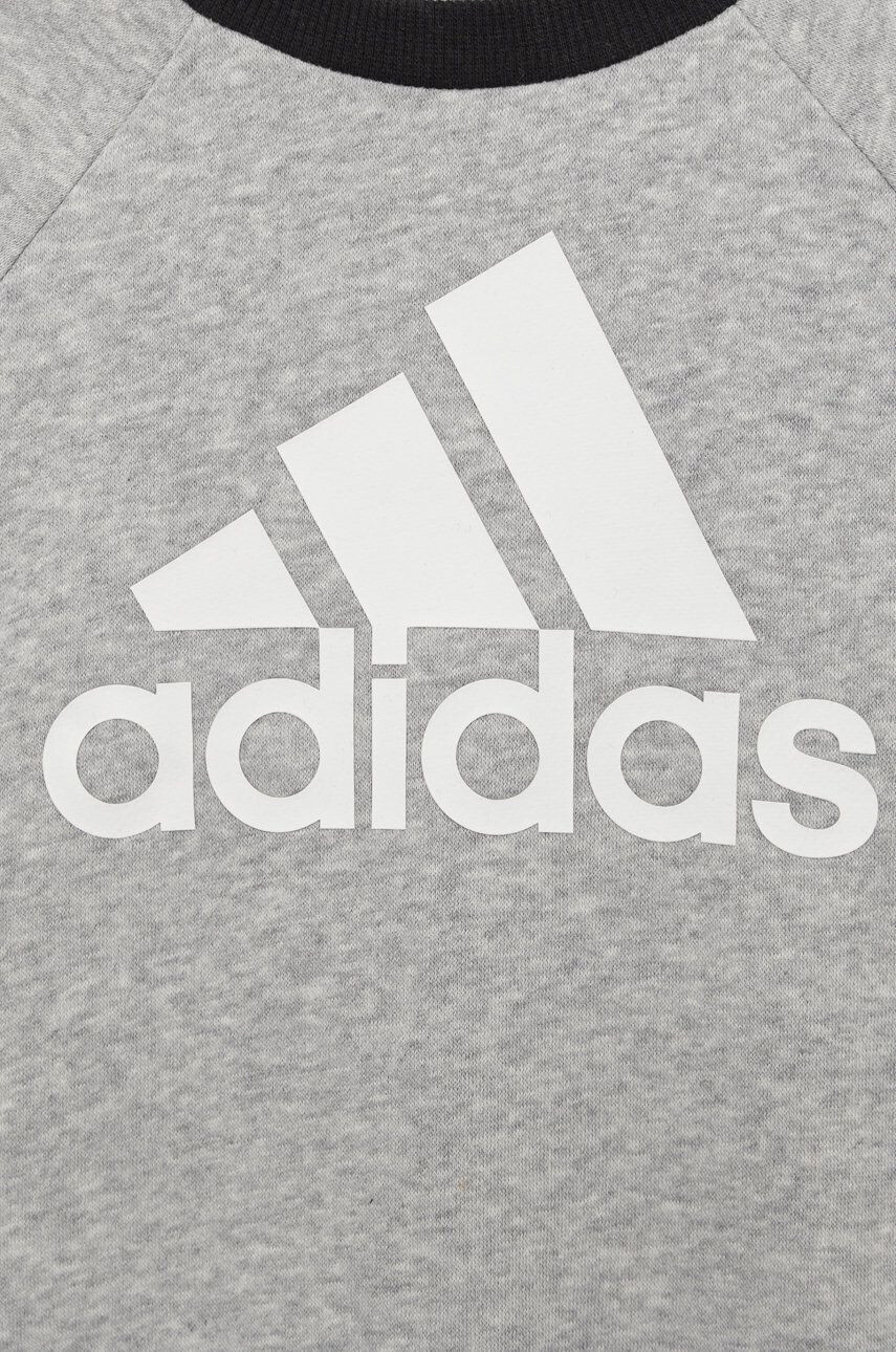 adidas Dětská tepláková souprava šedá barva - Pepit.cz