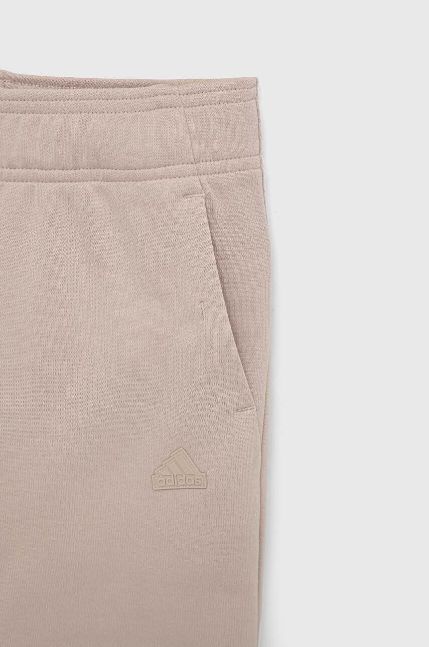 adidas Dětská tepláková souprava G FI béžová barva - Pepit.cz