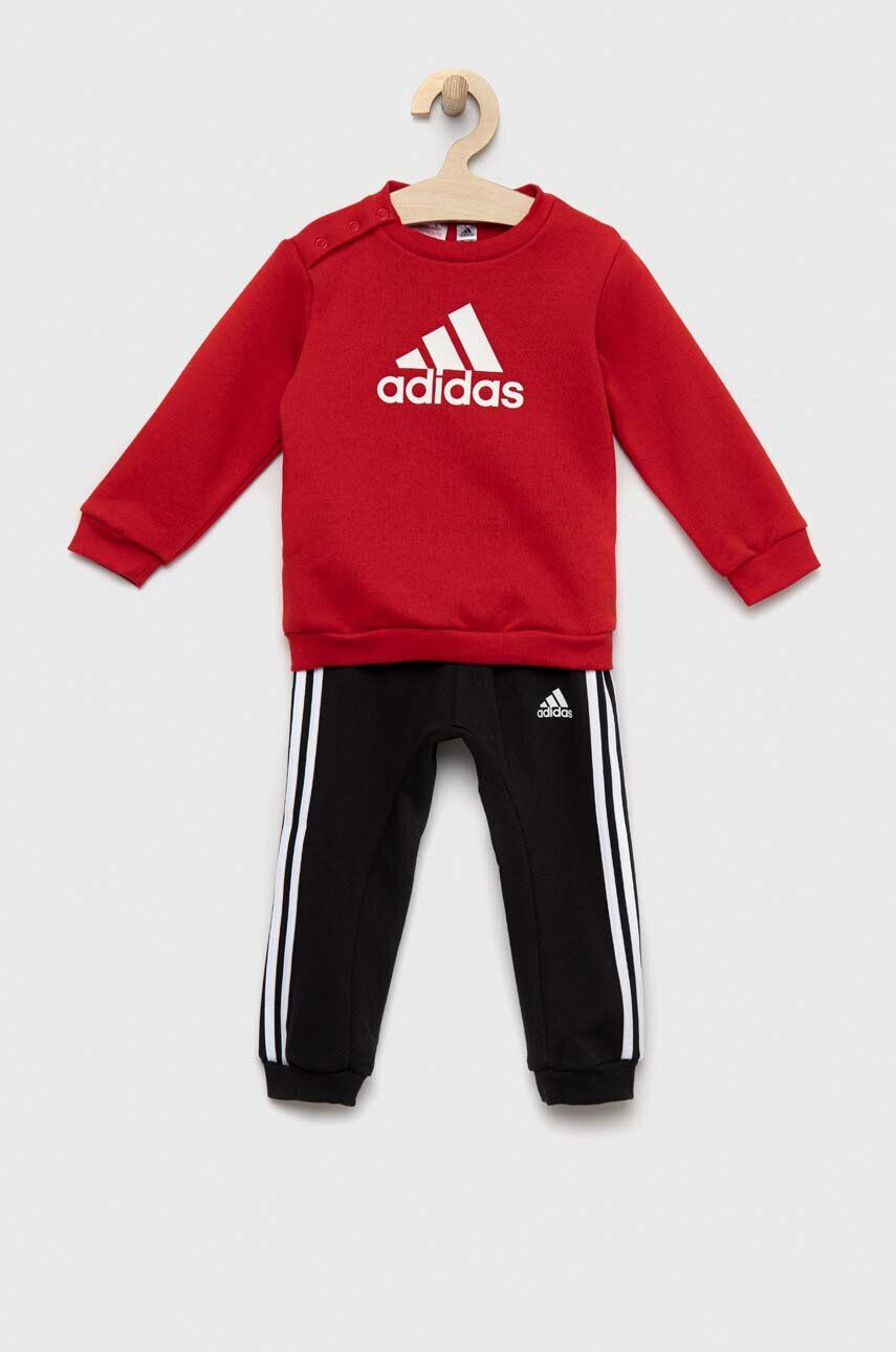 adidas Dětská tepláková souprava I BOS LOGO červená barva - Pepit.cz