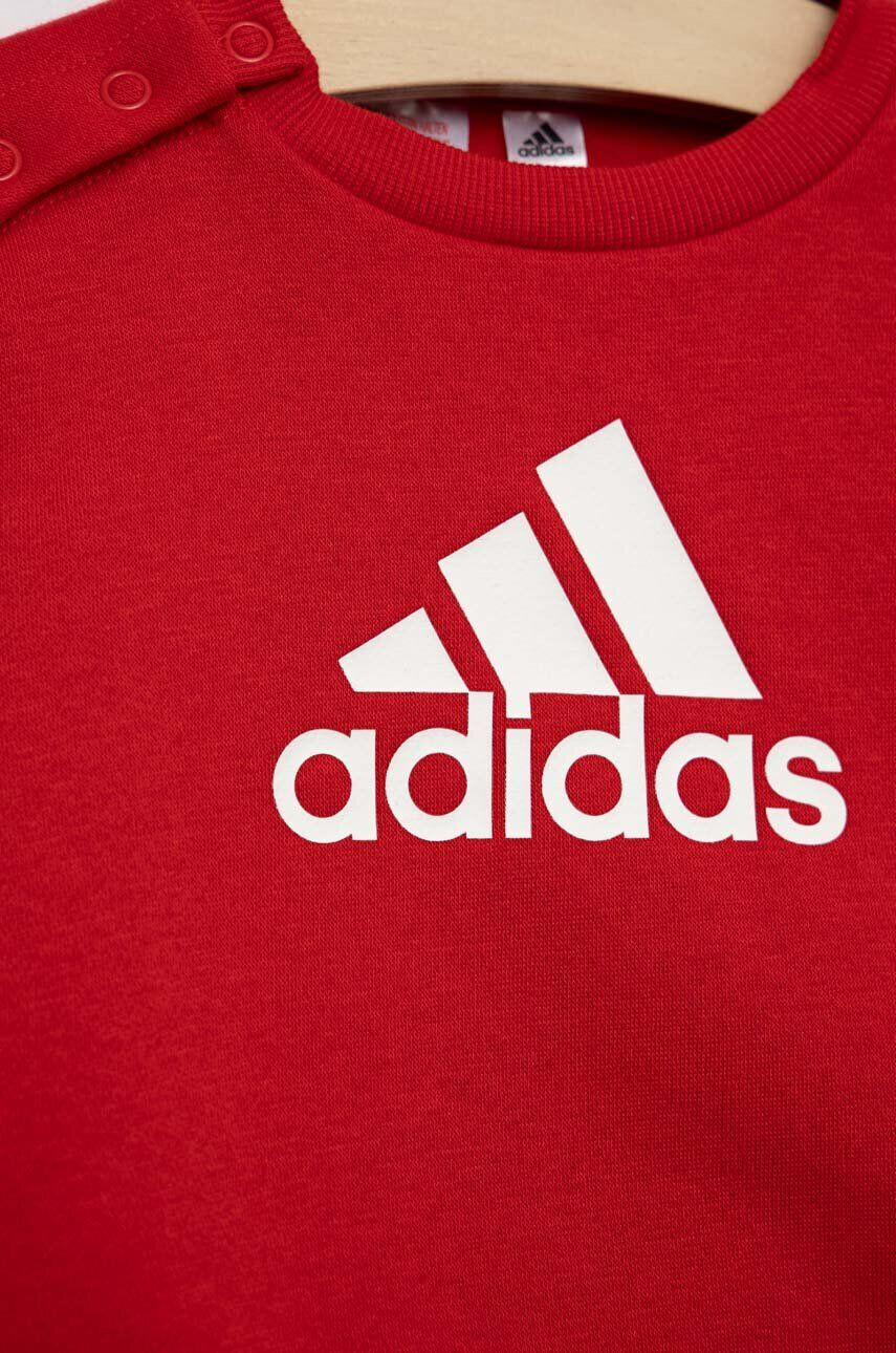 adidas Dětská tepláková souprava I BOS LOGO červená barva - Pepit.cz