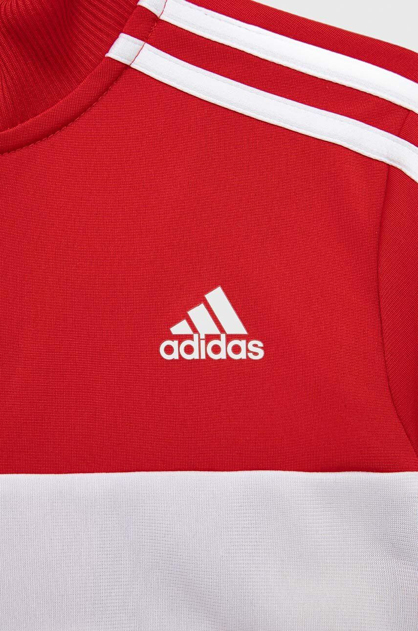 adidas Dětská tepláková souprava U 3S TIBERIO TS červená barva - Pepit.cz