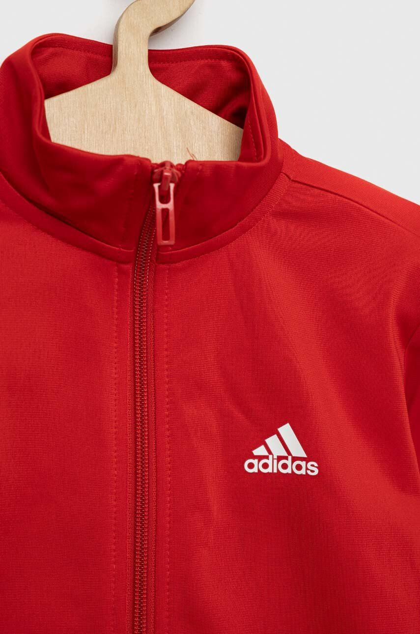 adidas Dětská tepláková souprava U BL červená barva - Pepit.cz