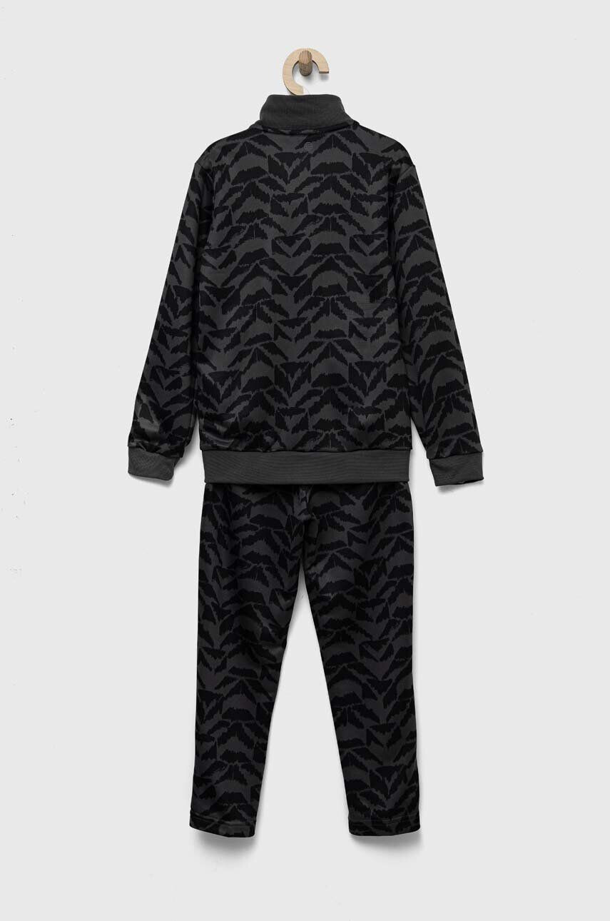 adidas Dětská tepláková souprava U FT TRACK SUIT šedá barva - Pepit.cz