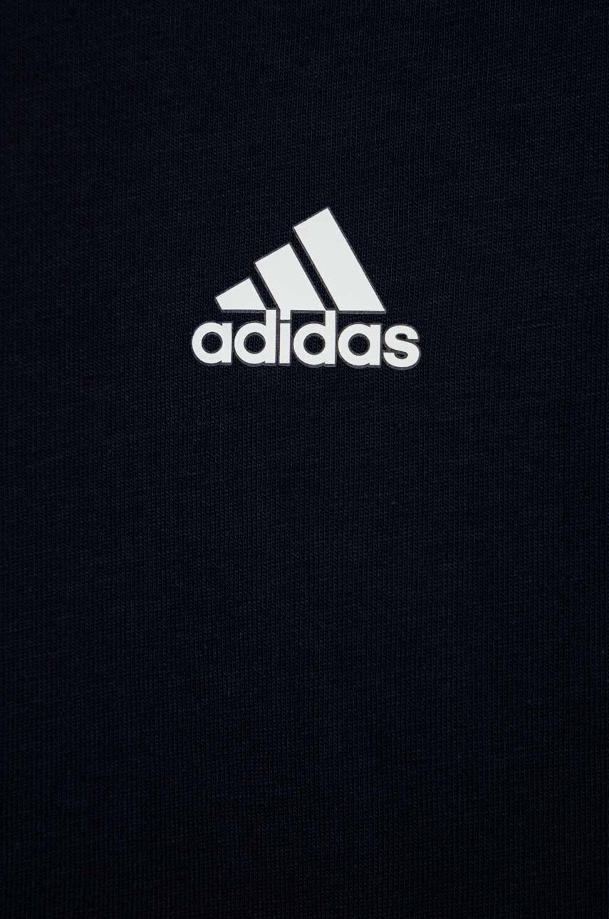 adidas Dětské bavlněné tričko G 3S BF tmavomodrá barva - Pepit.cz