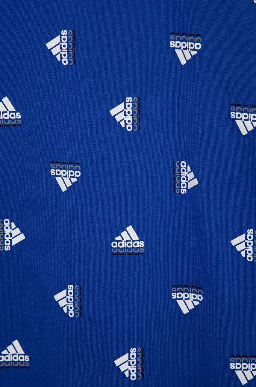 adidas Dětské bavlněné tričko U BLUV TEE s potiskem - Pepit.cz