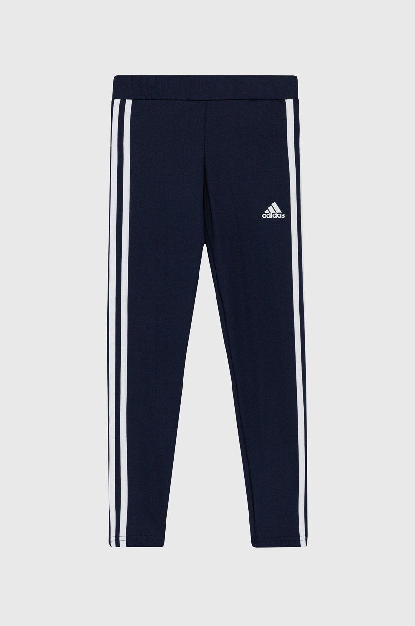 adidas Dětské legíny GN1452 tmavomodrá barva hladké - Pepit.cz