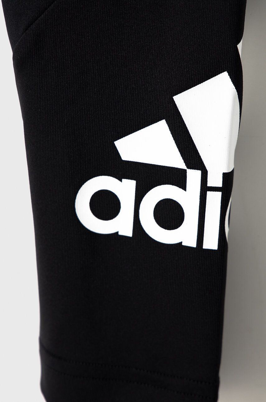 adidas Dětské legíny GN1438 černá barva s potiskem - Pepit.cz