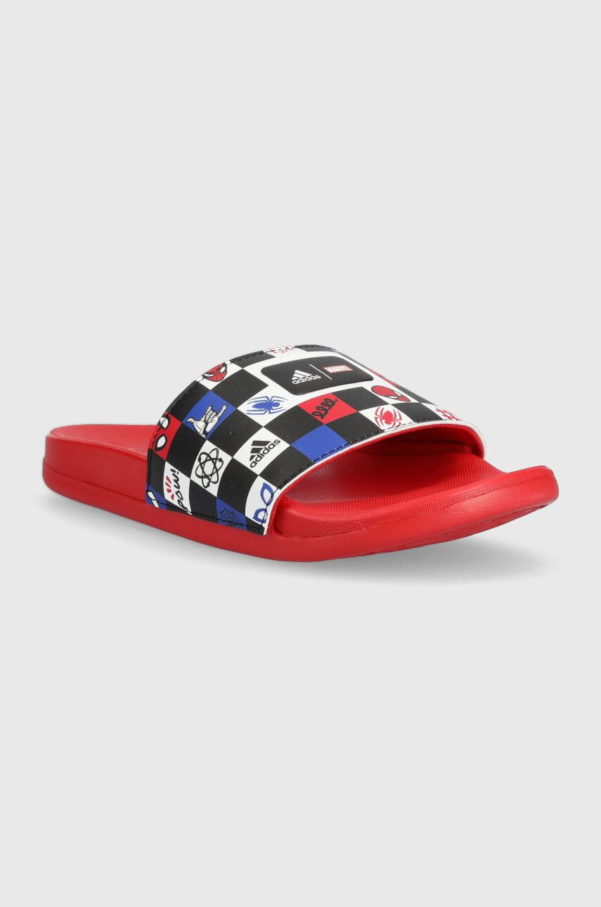 adidas Dětské pantofle ADILETTE COMFORT S červená barva - Pepit.cz