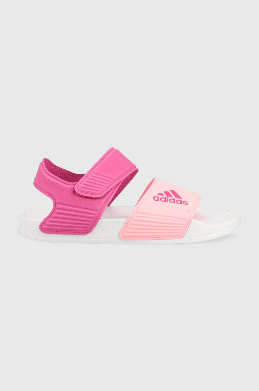 adidas Dětské sandály ADILETTE SANDAL K růžová barva - Pepit.cz