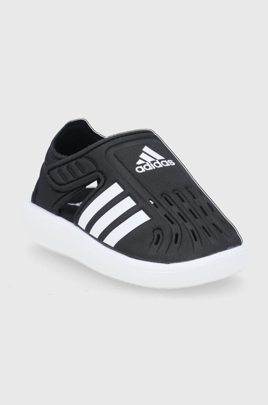 adidas Dětské sandály GW0391 černá barva - Pepit.cz