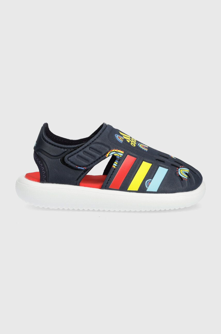 adidas Dětské sandály WATER SANDAL C tmavomodrá barva - Pepit.cz