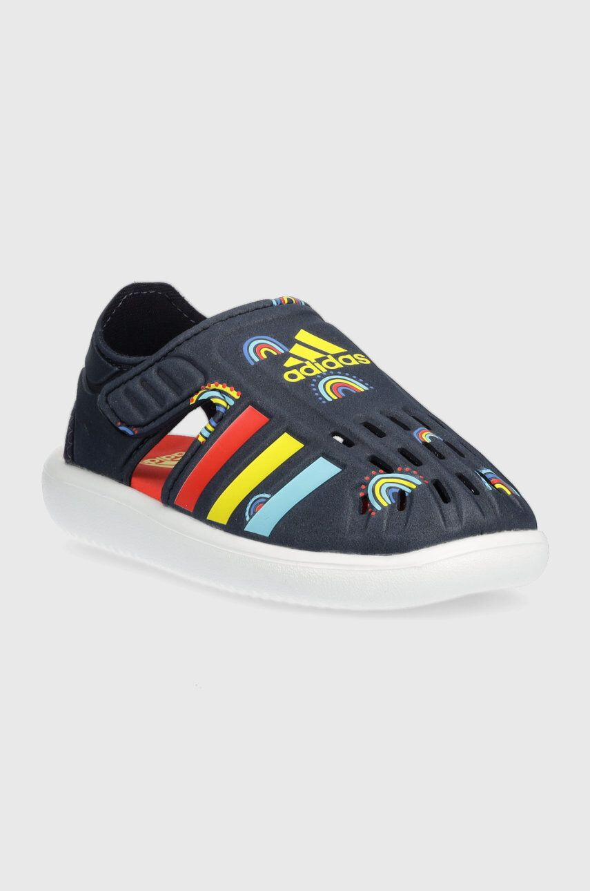 adidas Dětské sandály WATER SANDAL C tmavomodrá barva - Pepit.cz