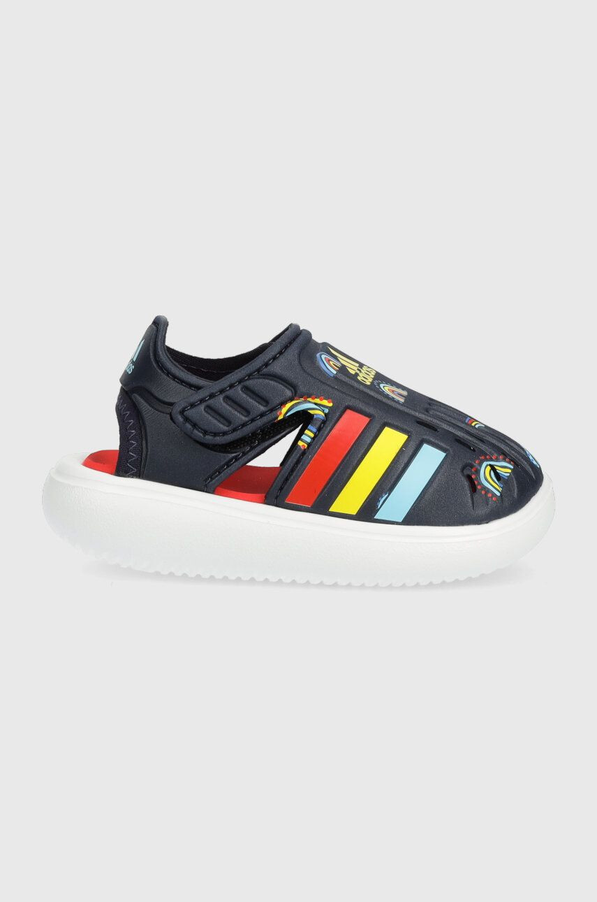 adidas Dětské sandály WATER SANDAL I tmavomodrá barva - Pepit.cz