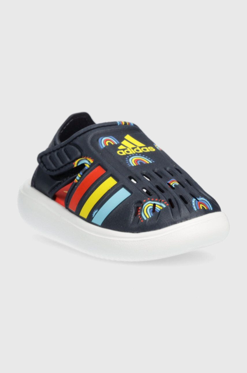 adidas Dětské sandály WATER SANDAL I tmavomodrá barva - Pepit.cz