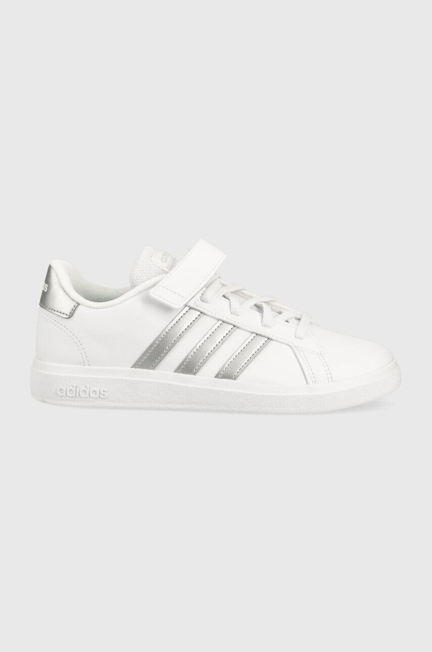 adidas Dětské sneakers boty GRAND COURT bílá barva - Pepit.cz