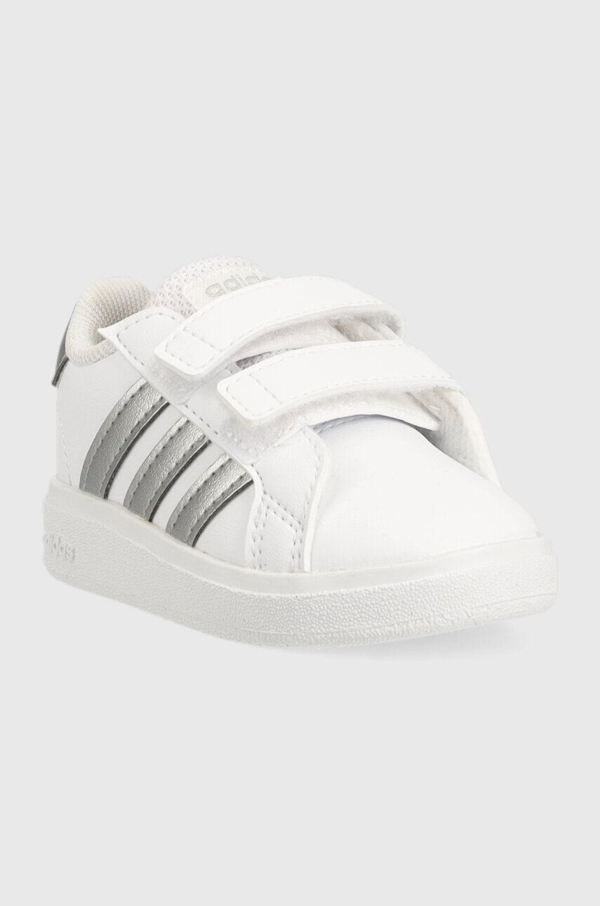 adidas Dětské sneakers boty GRAND COURT 2.0 bílá barva - Pepit.cz