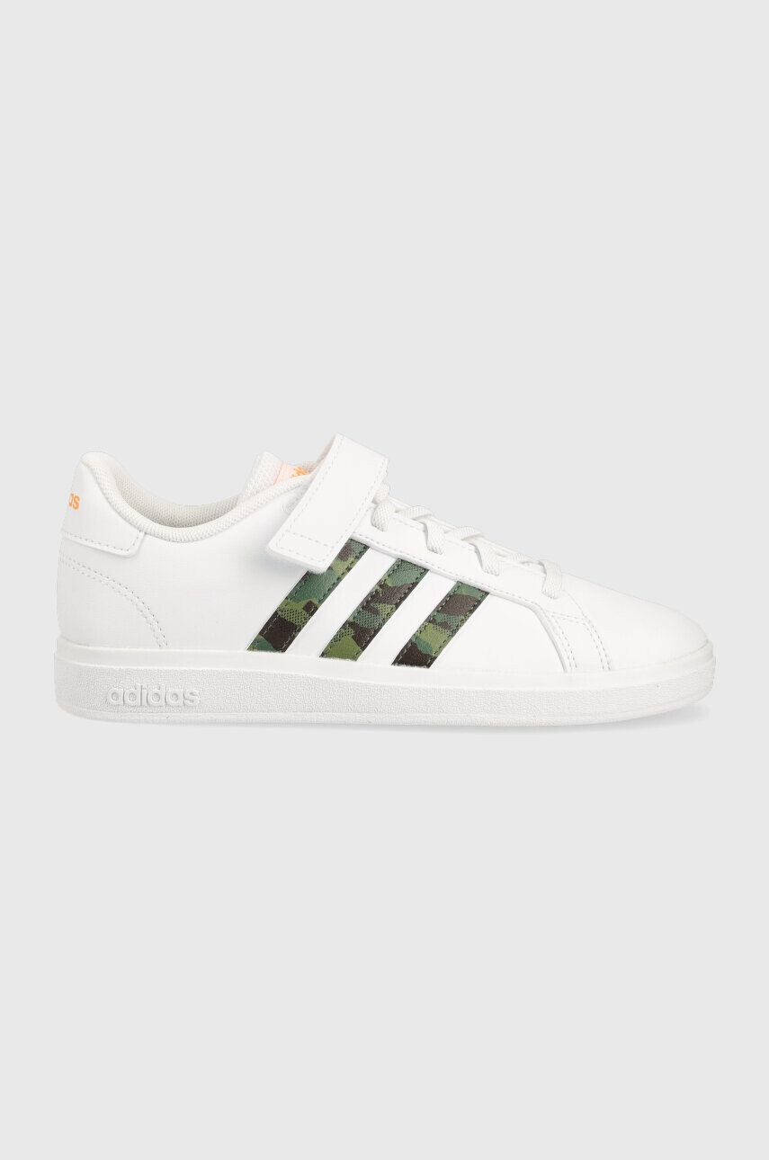 adidas Dětské sneakers boty GRAND COURT 2.0 EL bílá barva - Pepit.cz