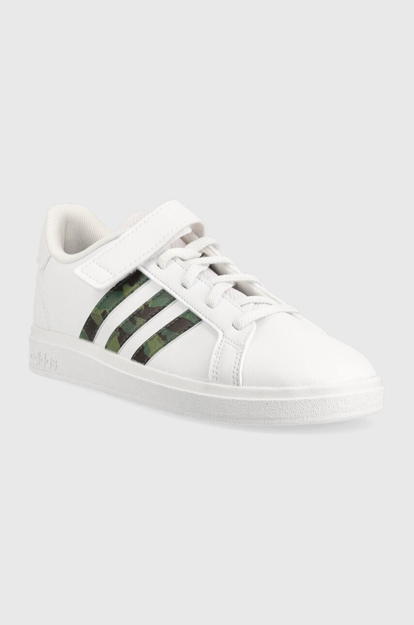 adidas Dětské sneakers boty GRAND COURT 2.0 EL bílá barva - Pepit.cz