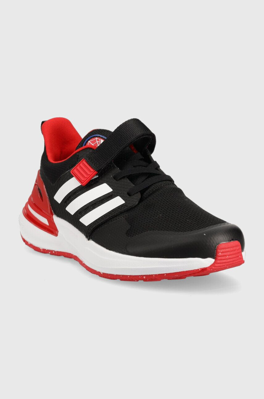 adidas Dětské sneakers boty RAPIDASPORT x Marvel černá barva - Pepit.cz