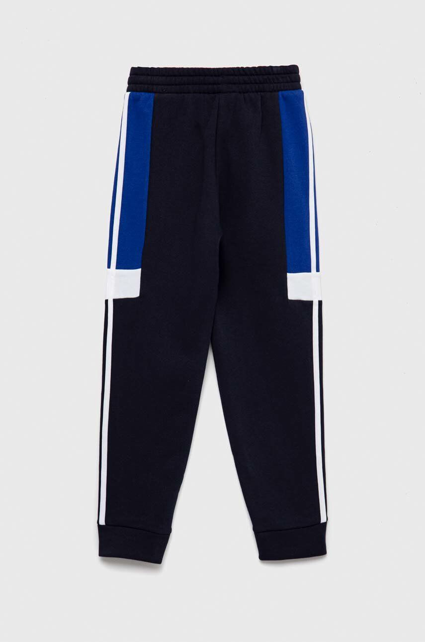 adidas Dětské tepláky U 3S CB PANT tmavomodrá barva vzorované - Pepit.cz