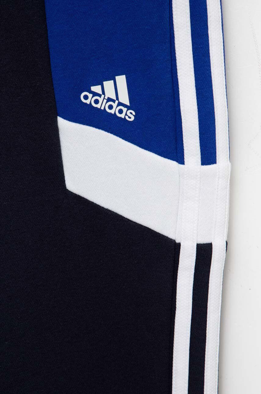 adidas Dětské tepláky U 3S CB PANT tmavomodrá barva vzorované - Pepit.cz