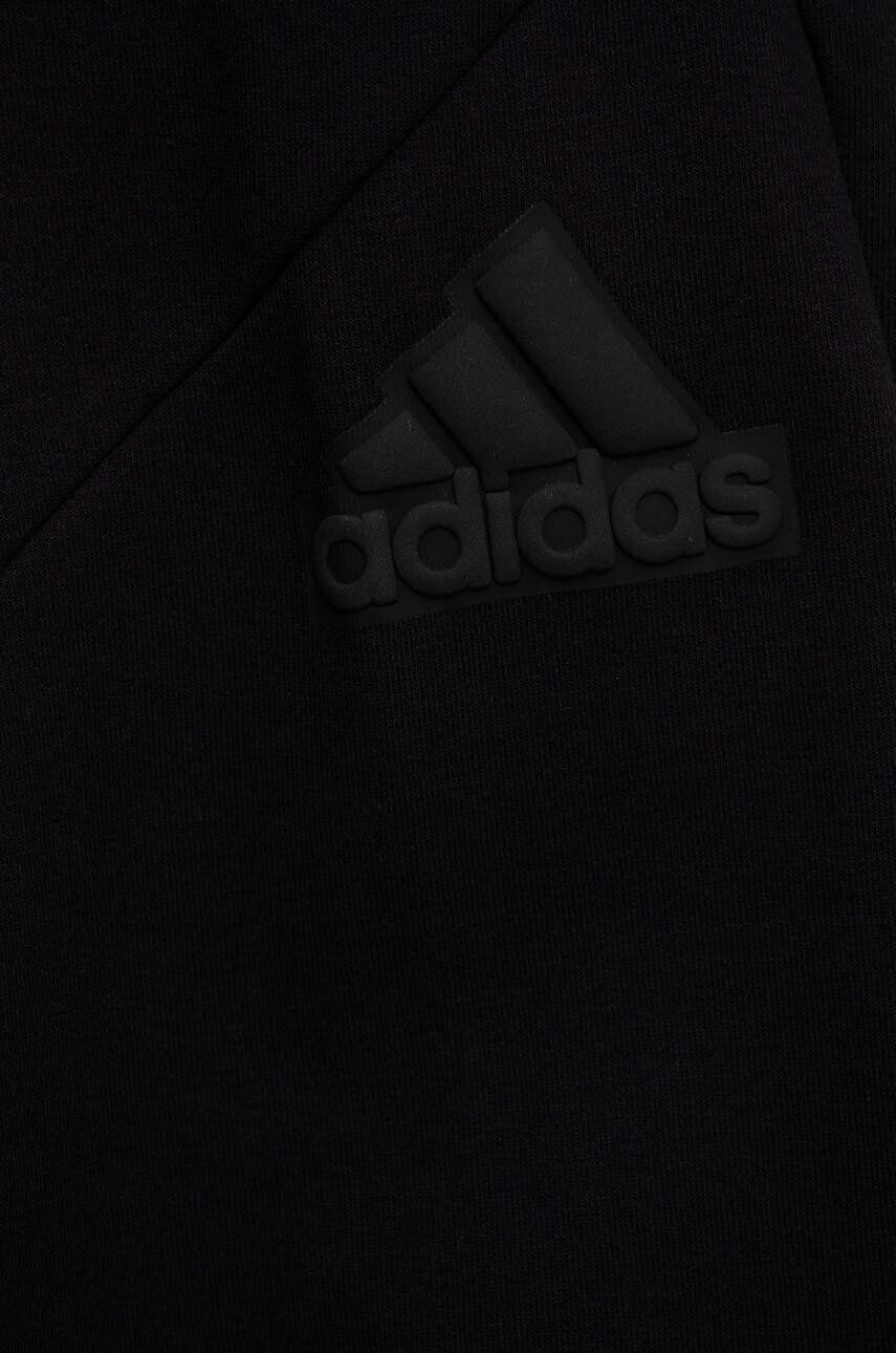 adidas Dětské tepláky U FI LOGO černá barva hladké - Pepit.cz