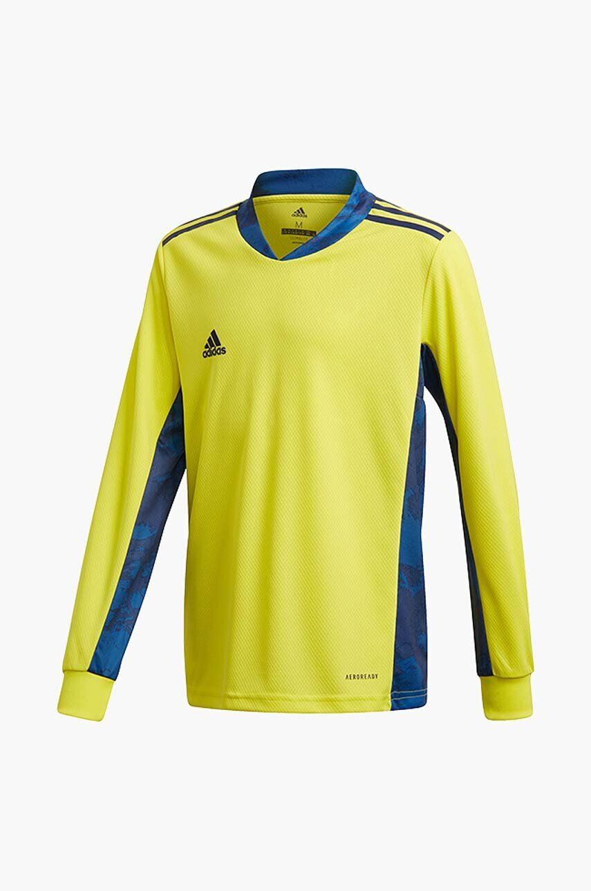 adidas Dětské tričko s dlouhým rukávem AdiPro 20 GK žlutá barva - Pepit.cz