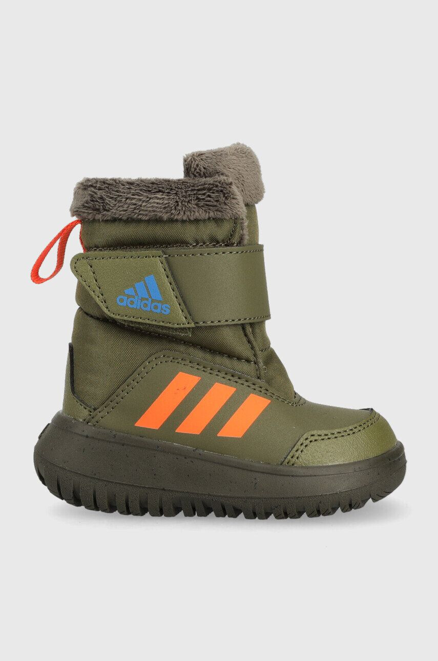 adidas Dětské zimní boty Winterplay I zelená barva - Pepit.cz