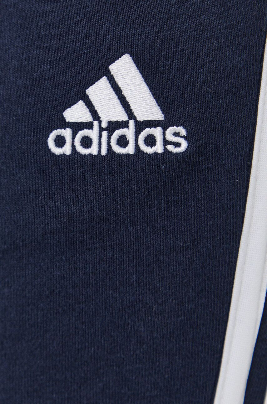 adidas Kalhoty GM8736 dámské tmavomodrá barva hladké - Pepit.cz