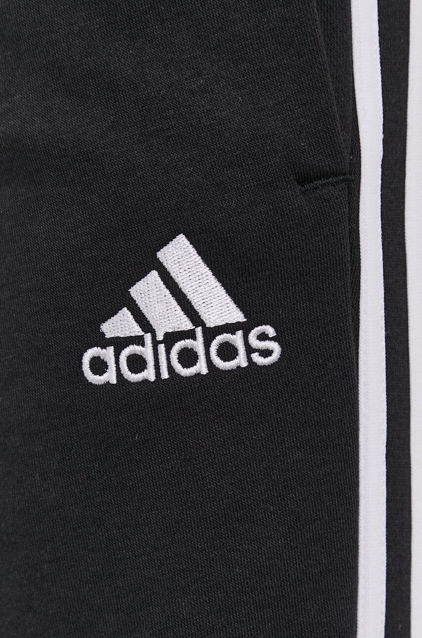 adidas Kalhoty HE1776 pánské černá barva s aplikací - Pepit.cz