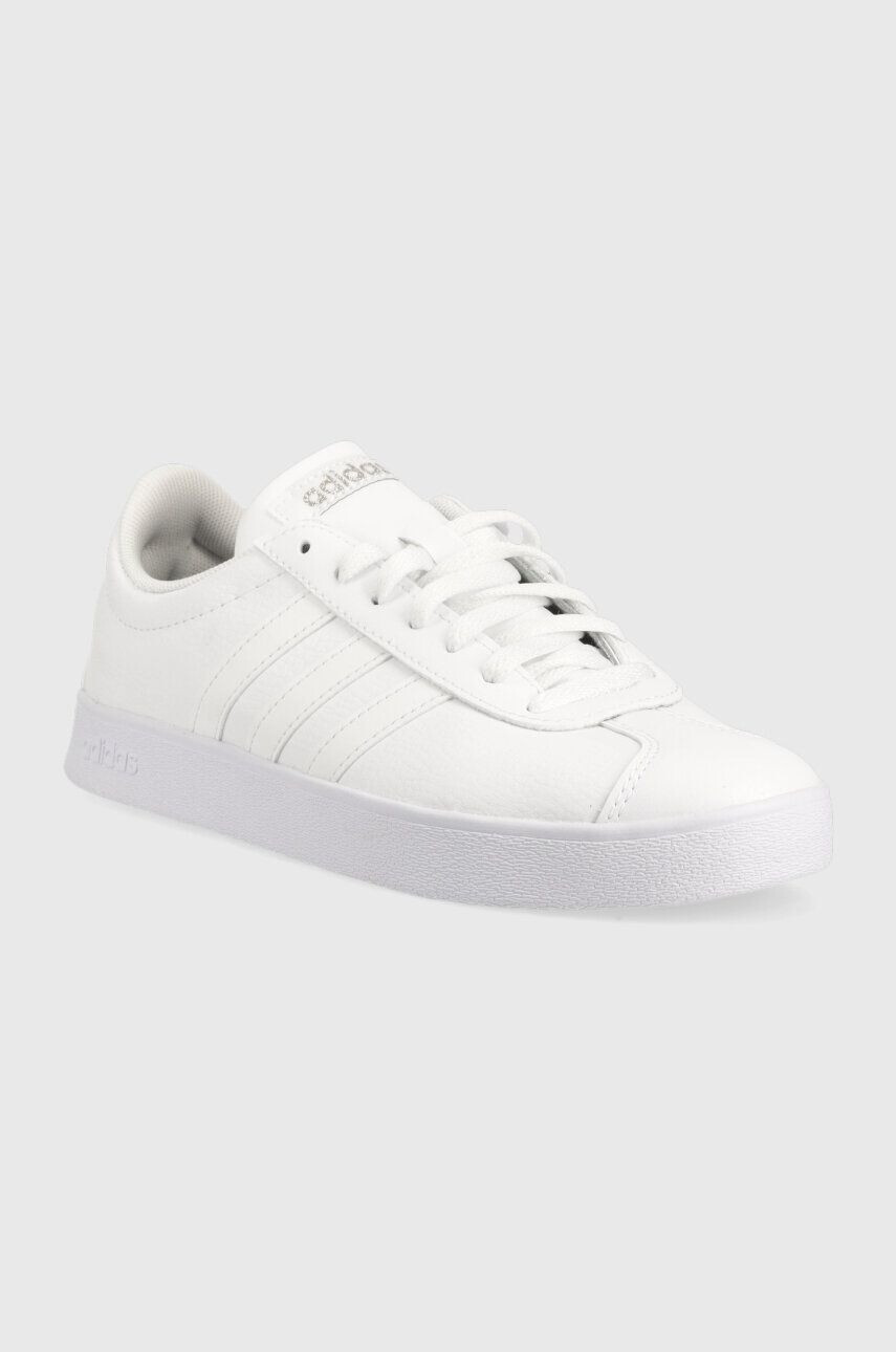 adidas Kožené sneakers boty COURT bílá barva - Pepit.cz