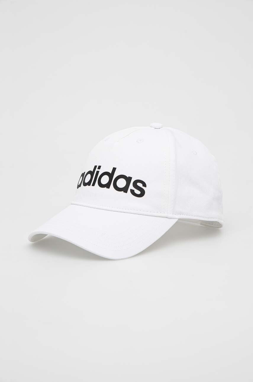 adidas Kšiltovka bílá barva s potiskem - Pepit.cz