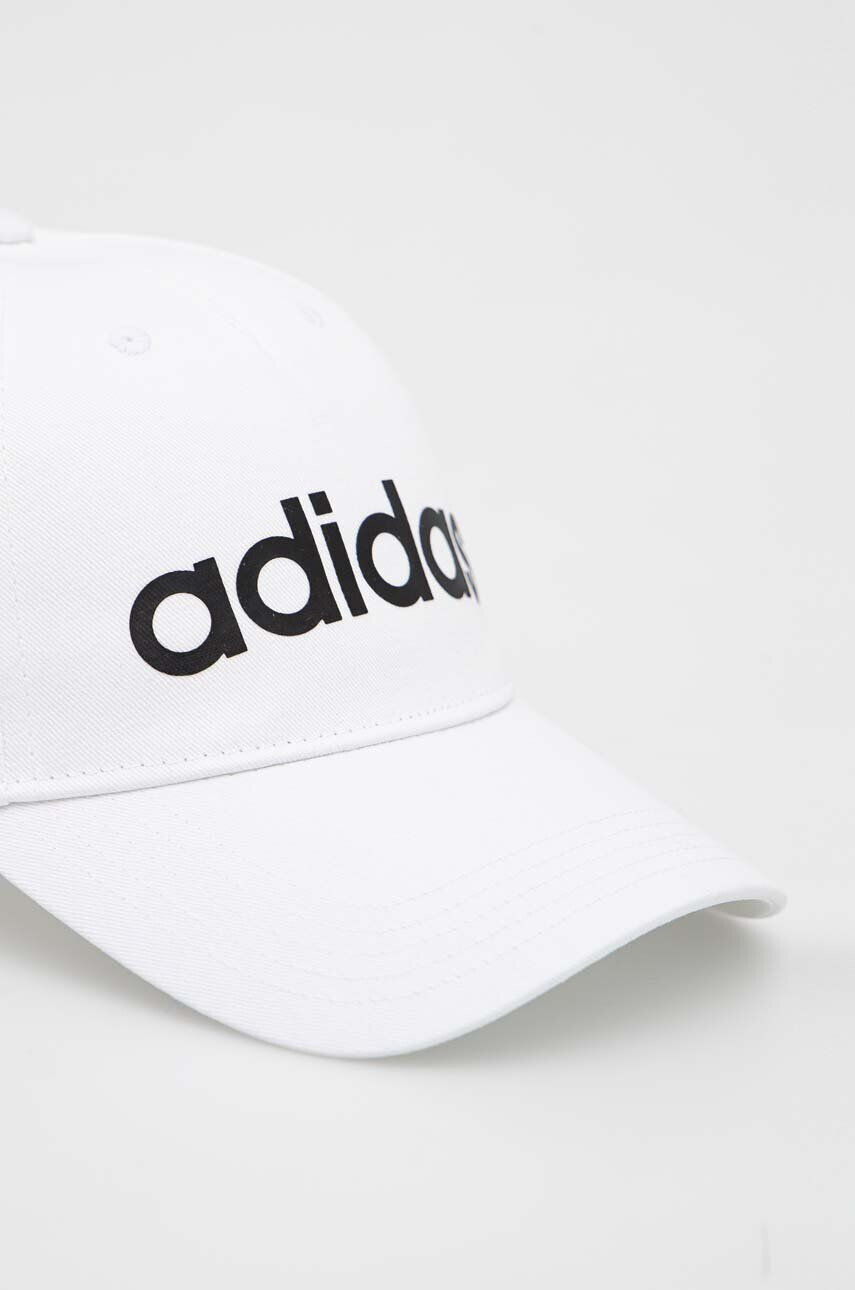 adidas Kšiltovka bílá barva s potiskem - Pepit.cz