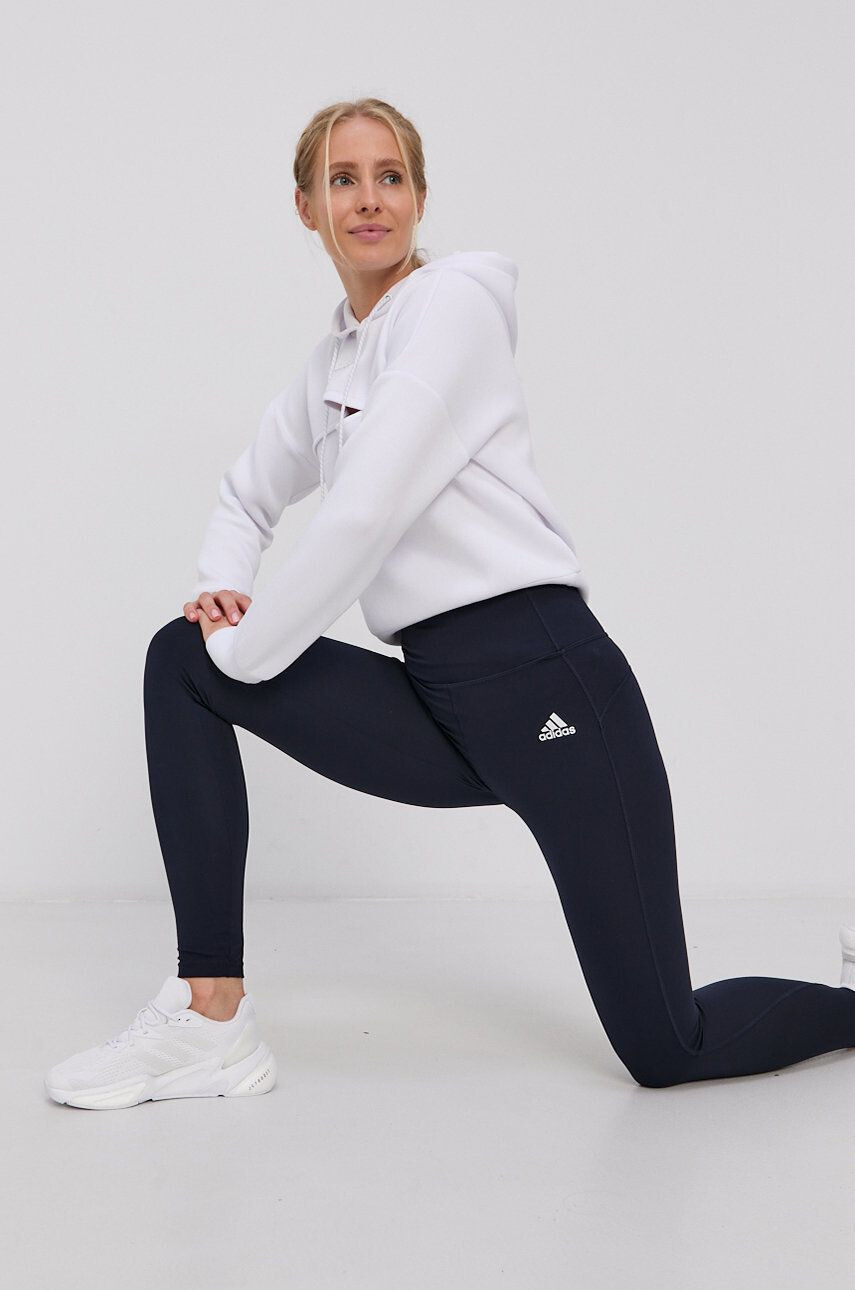 adidas Legíny dámské vínová barva vzorované - Pepit.cz