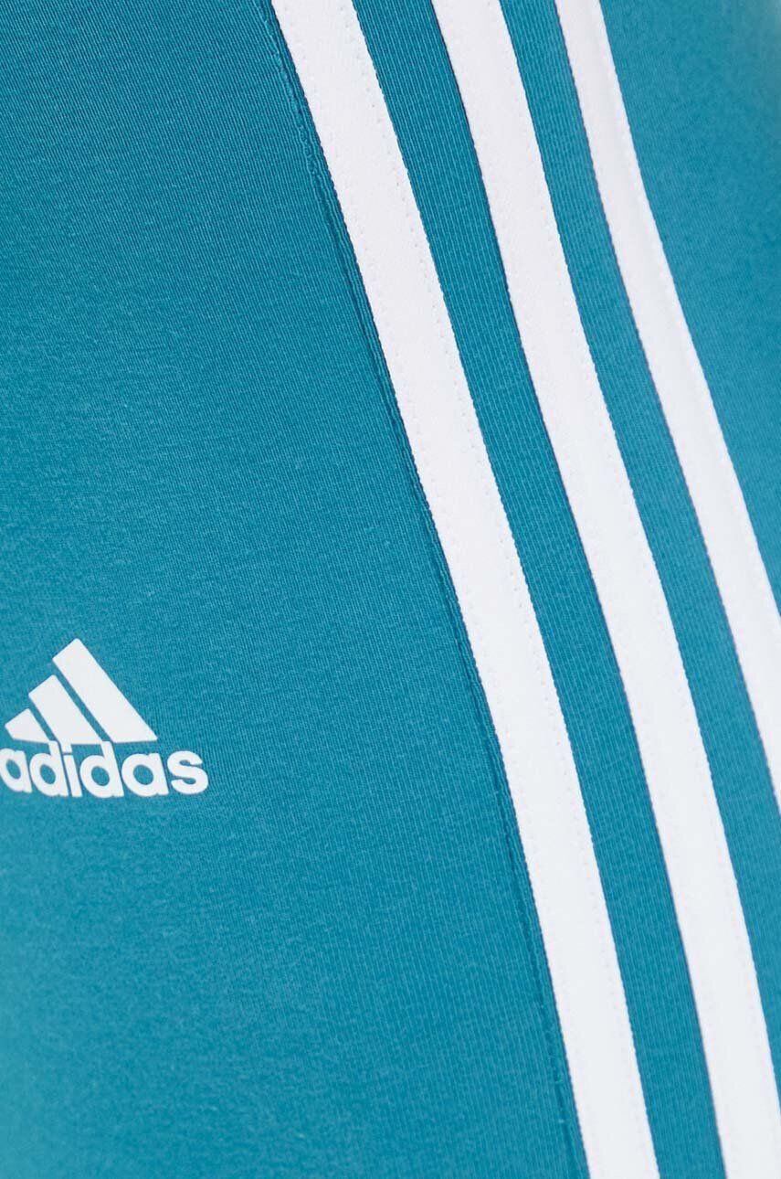 adidas Legíny dámské tyrkysová barva vzorované - Pepit.cz